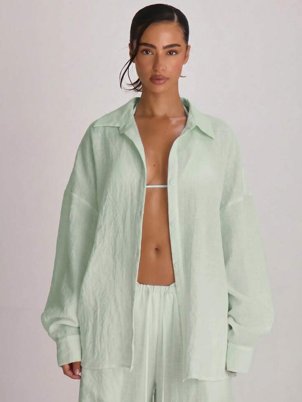 Mint Green Cover Up Set - M & L - Picture 2 of 9